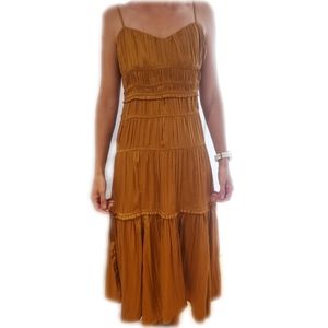 Anthropologie dress, Size 2, Gold